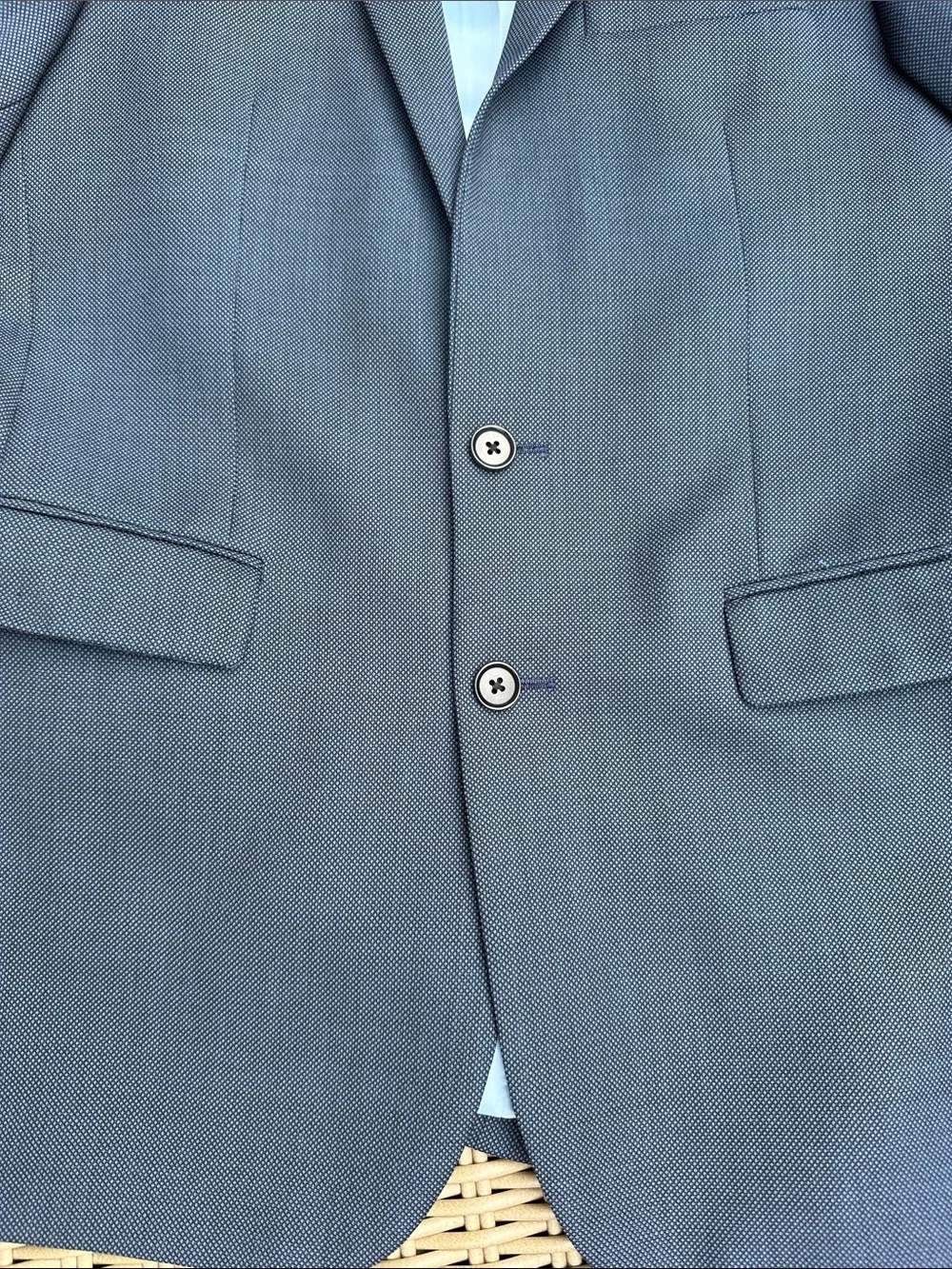 Charles Tyrwhitt Navy Blue Wool Suit